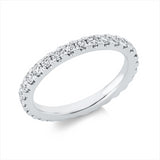 Ring 18 kt WG, 29 Brill. 0,95 ct, TW-si