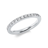 Ring 18 kt WG, 29 Brill. 0,84 ct, TW-si