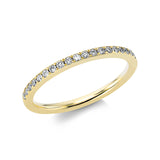 Ring 18 kt GG, 21 Brill. 0,20 ct, TW-si