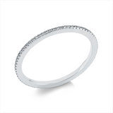 Ring 18 kt WG, 71 Dia. 0,13 ct, TW-pi