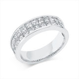 Ring 18 kt WG, 30 Princ. 2,34 ct, TW-si