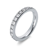 Ring 14 kt WG, 26 Brill. 1,31 ct, TW-si