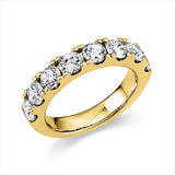 Ring 18 kt GG, 8 Brill. 2,01 ct, TW-si