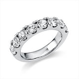 Ring 18 kt WG, 8 Brill. 2,01 ct, TW-si