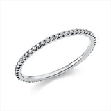 Ring 950 Pt Platin, 52 Brill. 0,21 ct, TW-si